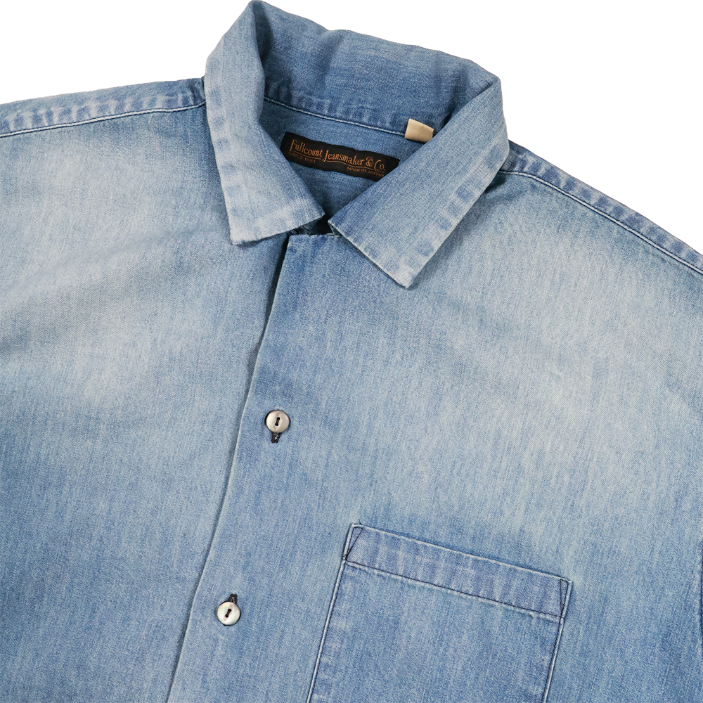 【2026SS】4100HW-2 Denim Open Collar S/S Shirt