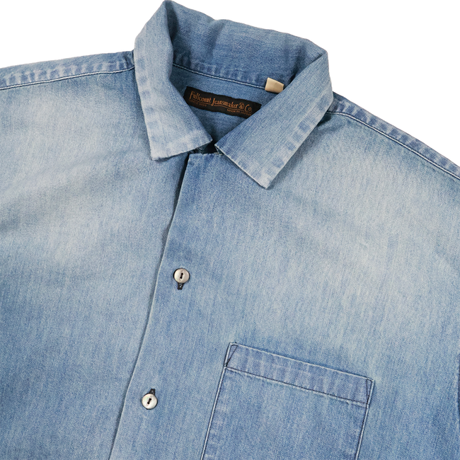 【2026SS】4100HW-2 Denim Open Collar S/S Shirt
