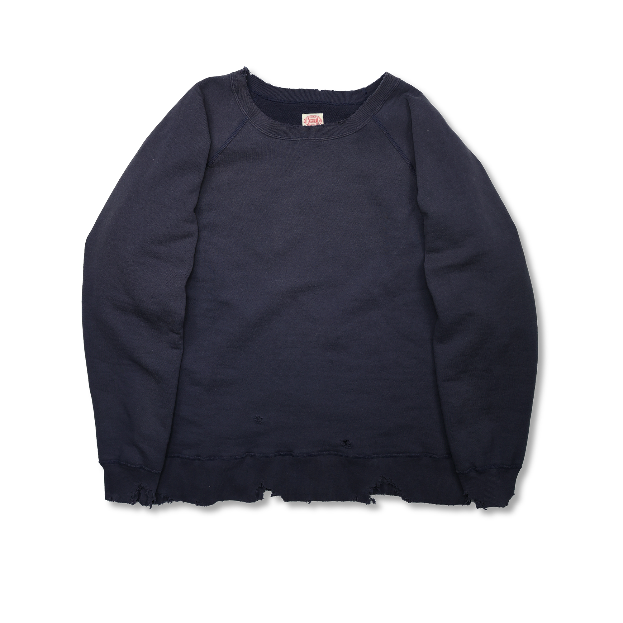【2025AW】3769-1 Fading Raglan Sleeve Sweatshirt(damage less)