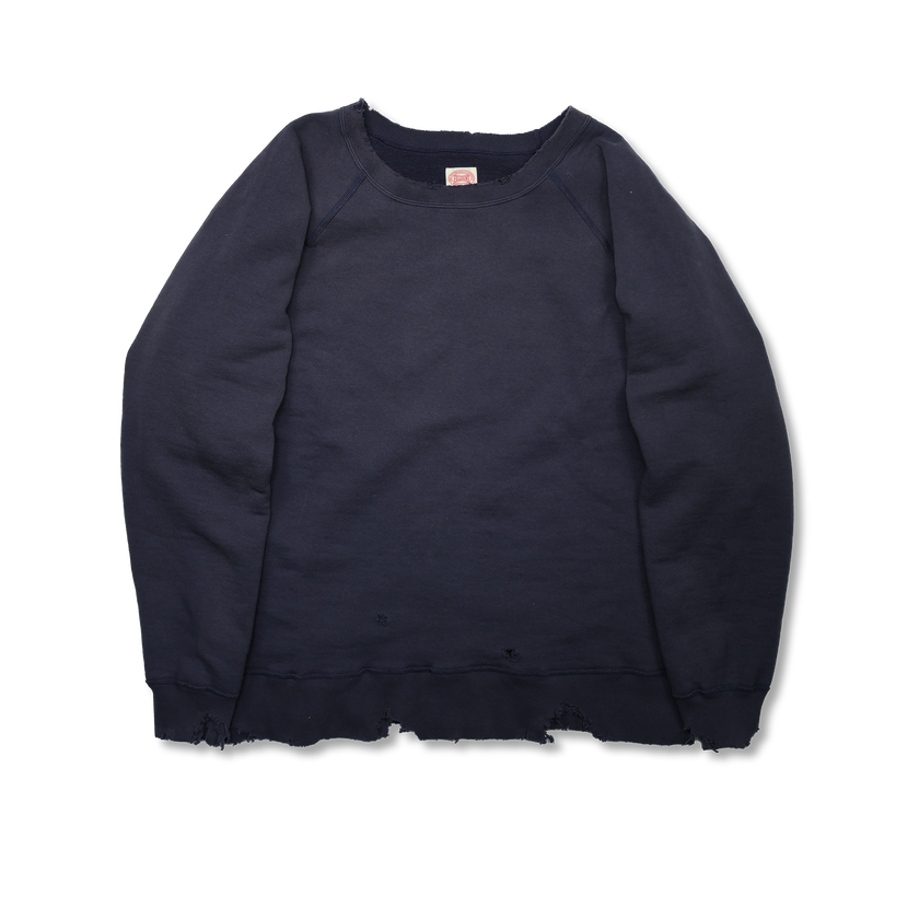 【2025AW】3769-1 Fading Raglan Sleeve Sweatshirt(damage less)