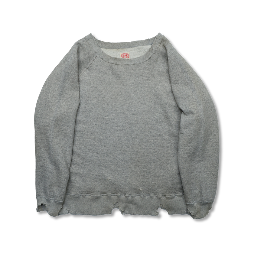 【2025AW】3769-1 Fading Raglan Sleeve Sweatshirt(damage less)