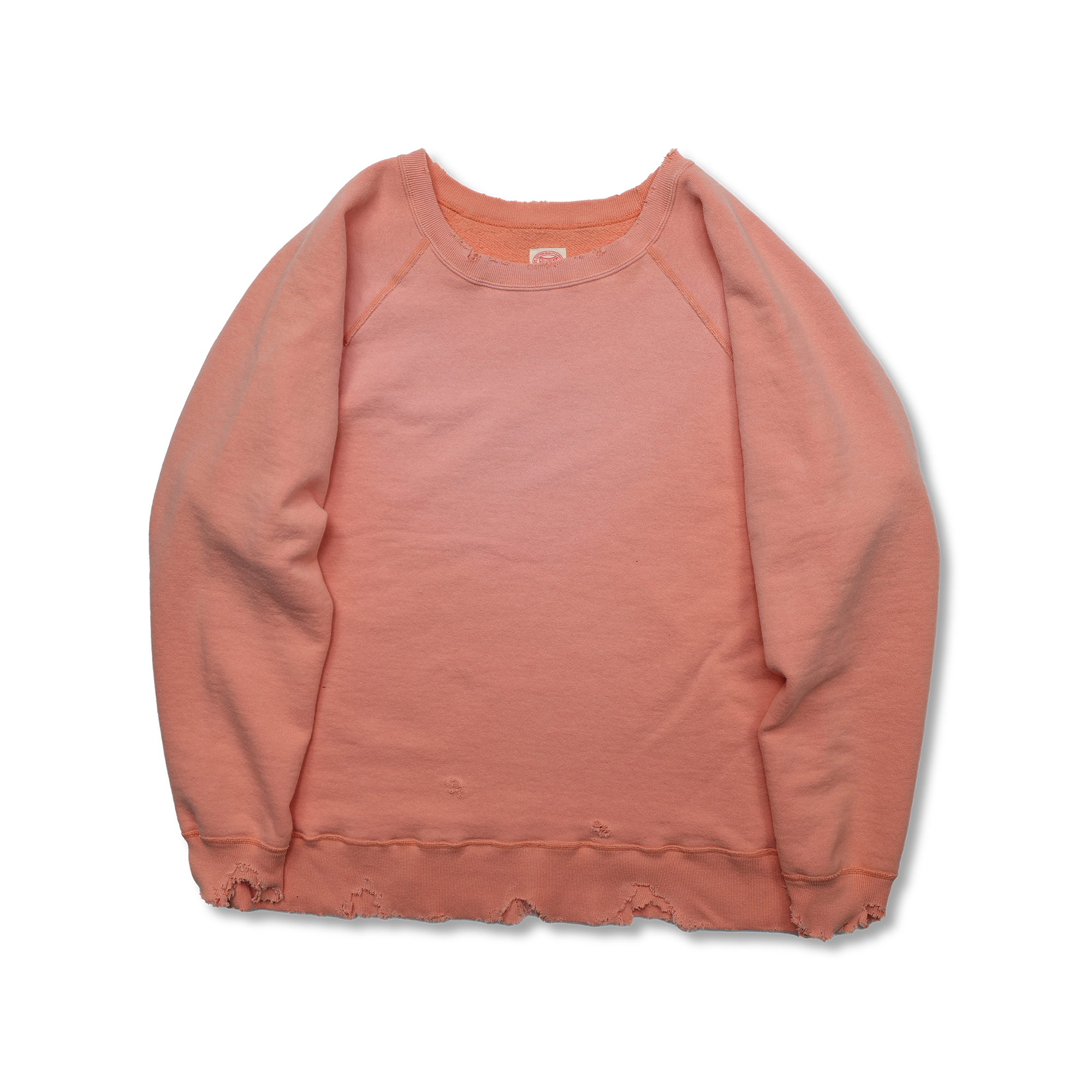 【2025AW】3769 Fading Raglan Sleeve Sweatshirt