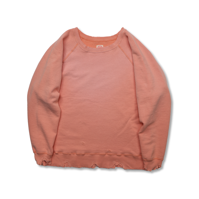 【2025AW】3769 Fading Raglan Sleeve Sweatshirt