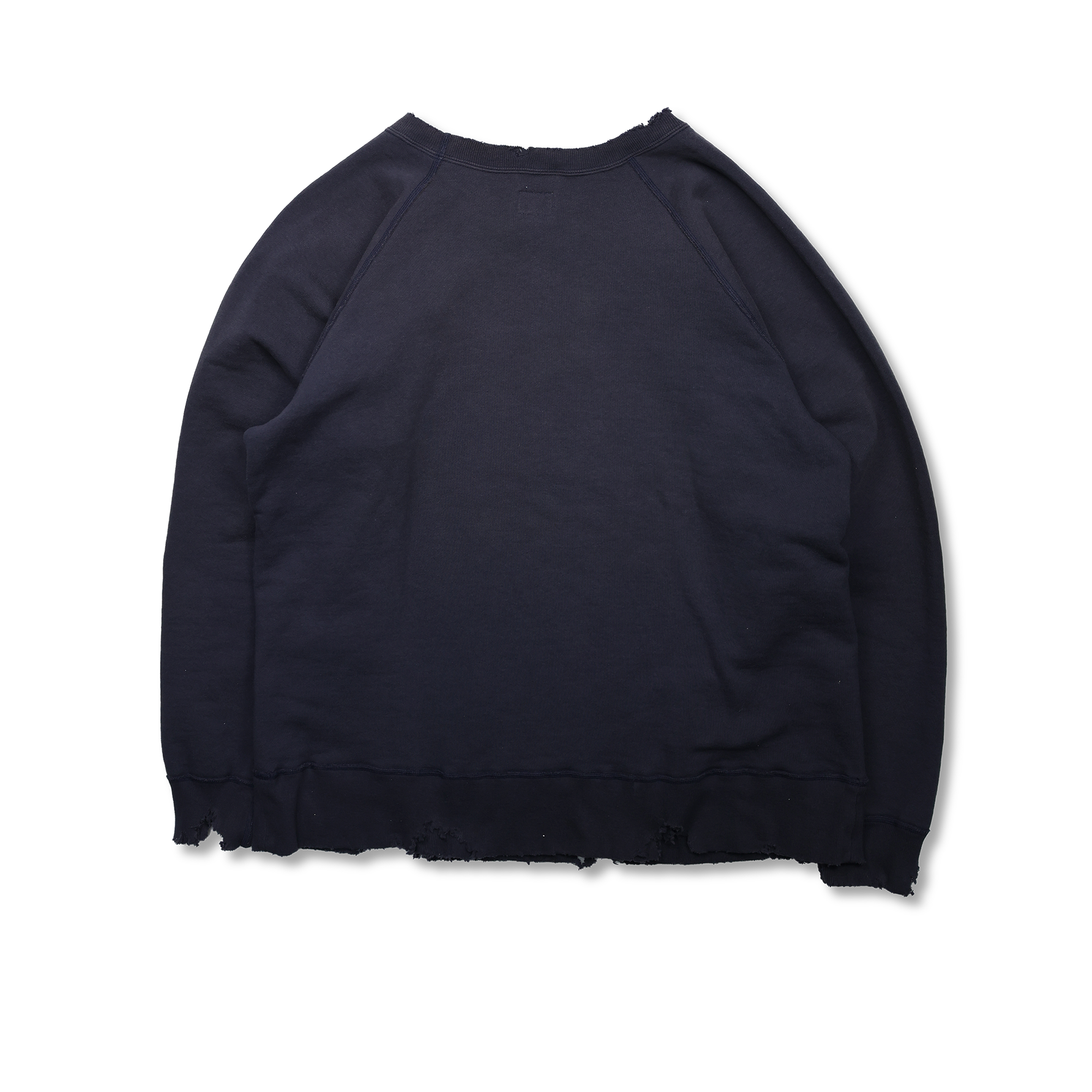 【2025AW】3769 Fading Raglan Sleeve Sweatshirt