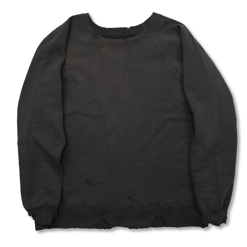 【2025AW】3769-1 Fading Raglan Sleeve Sweatshirt(damage less)
