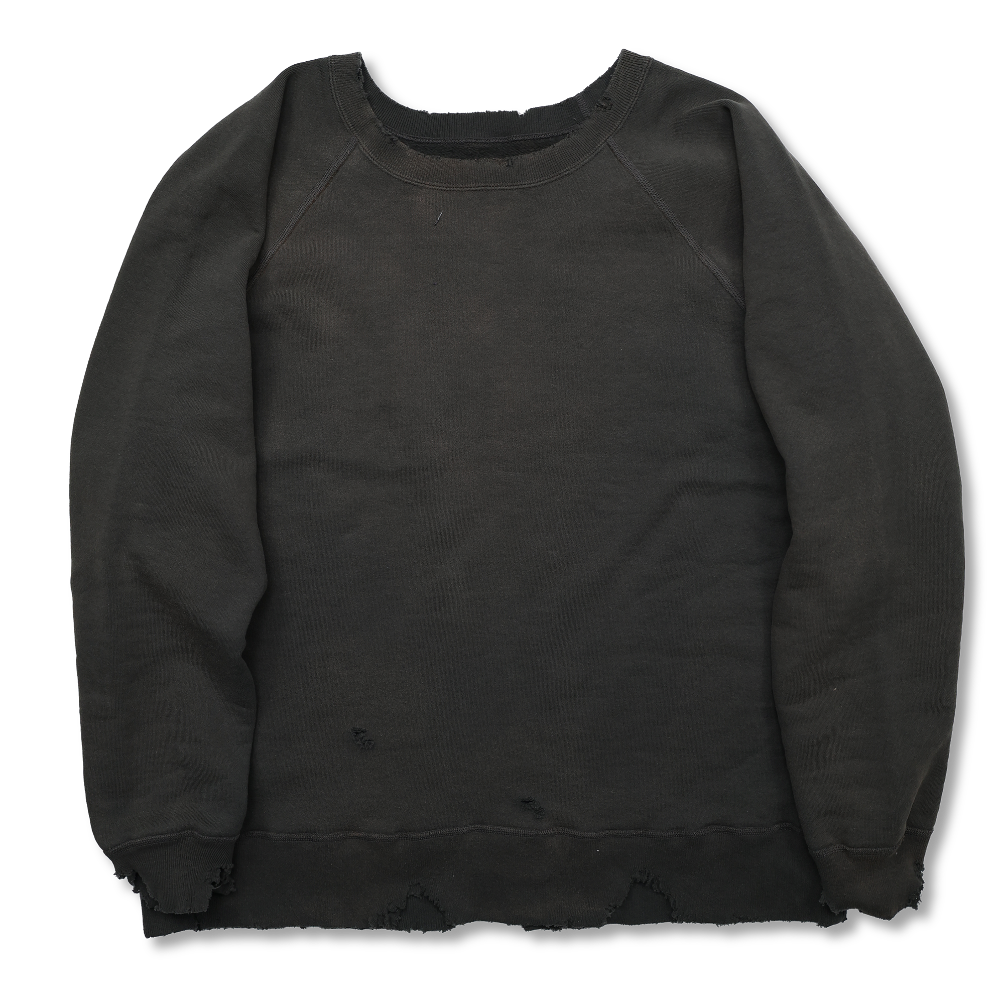 【2025AW】3769 Fading Raglan Sleeve Sweatshirt