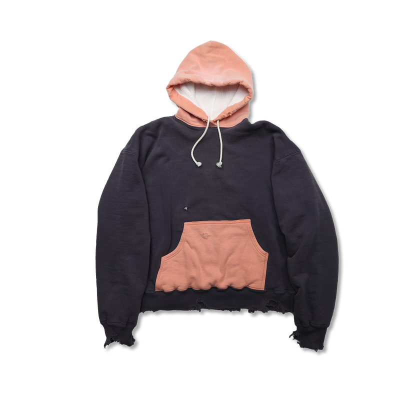 【2025AW】3770-1　Fading Double Face Sweat Hoodie(damage less)