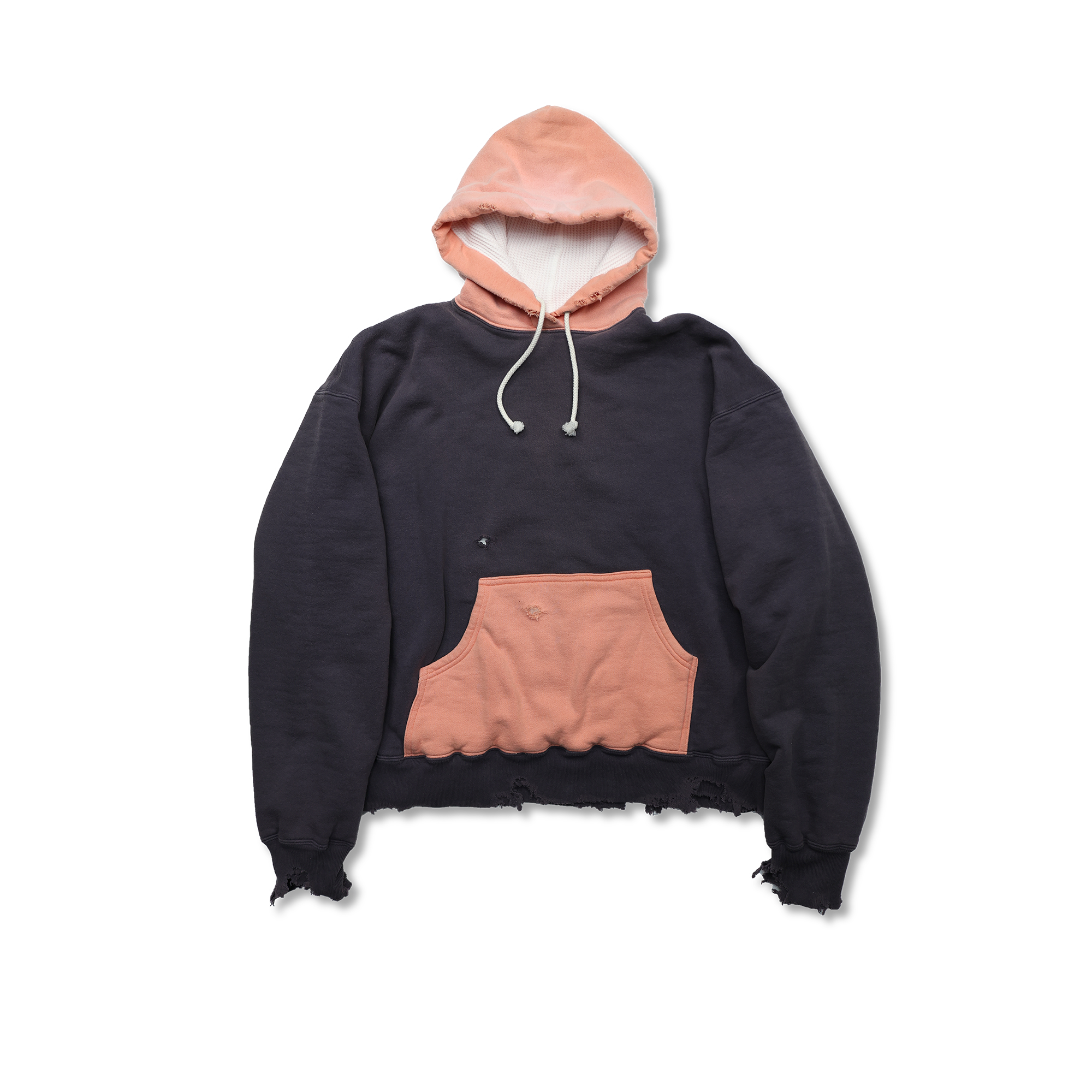 【2025AW】3770 Fading Double Face Sweat Hoodie
