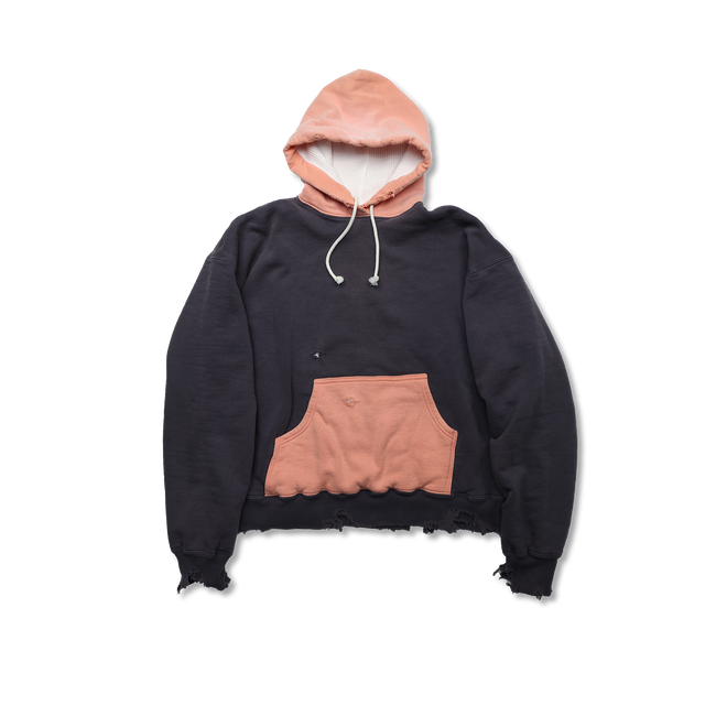 【2025AW】3770 Fading Double Face Sweat Hoodie