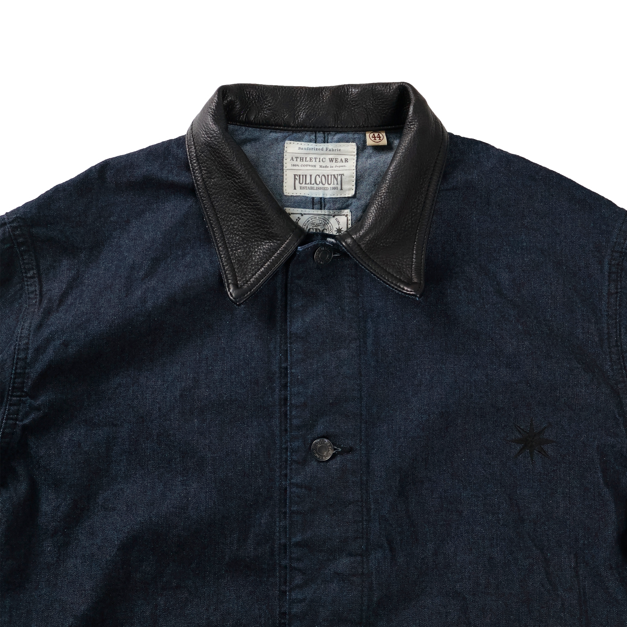 【26AW】GFC2001 Leather Collar Denim Chore Jacket