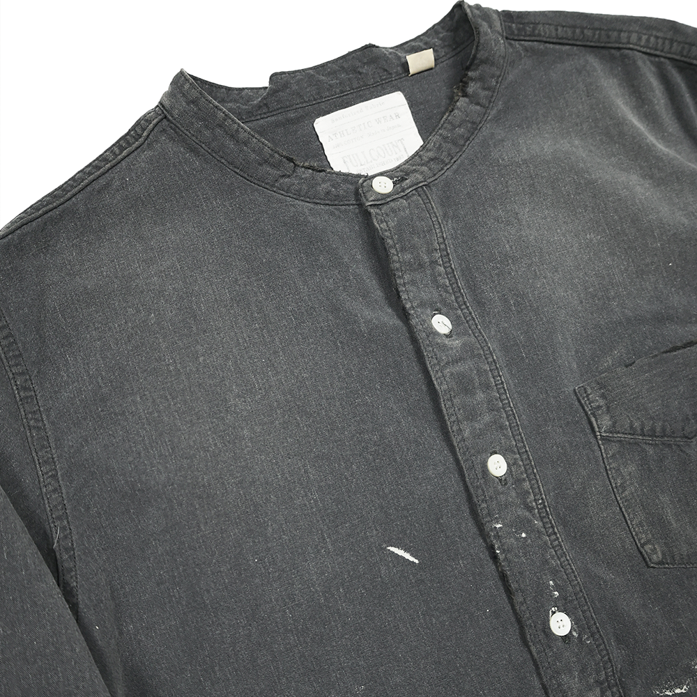 【2025SS】4900HW-SP Stand Collar Chambray Shirts ”Aging”
