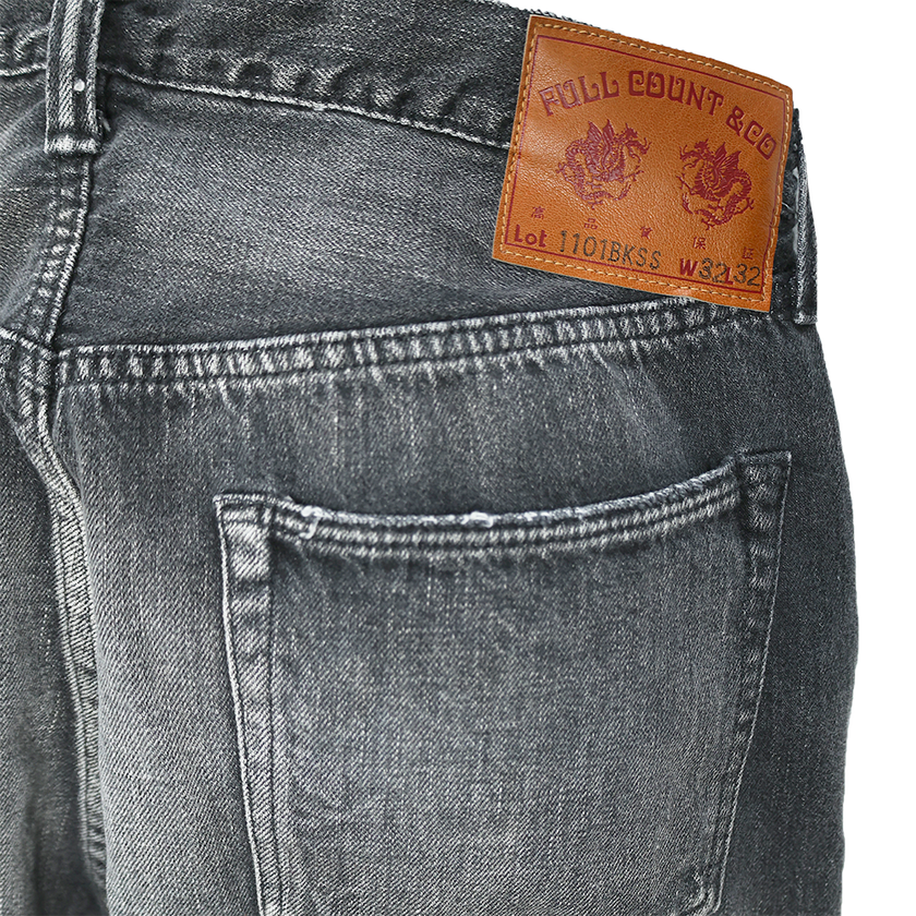 【2025AW】1101BKSSHW Straight Black Selvedge Denim Dartford(Super Smooth)