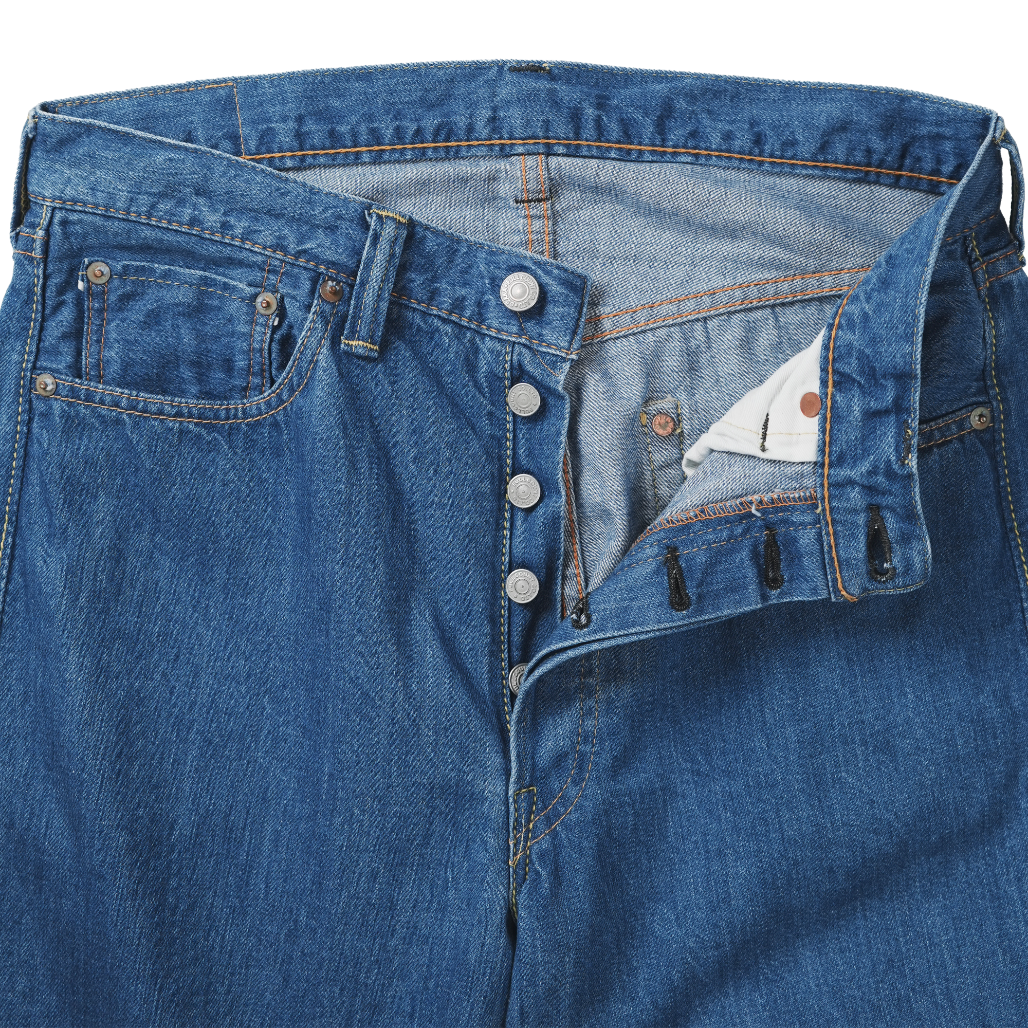 1101HS Straight Denim Stone Washed