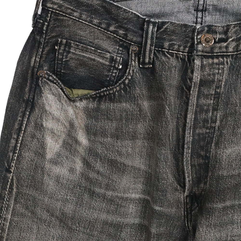 【2026SS】S0105BKSSHW WWII Model 11.5oz Black Denim Pants HW “Master Of Reality”