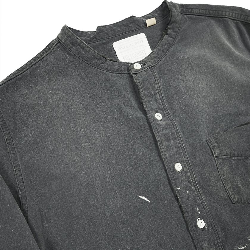 【2025SS】4900HW-SP Stand Collar Chambray Shirts ”Aging”