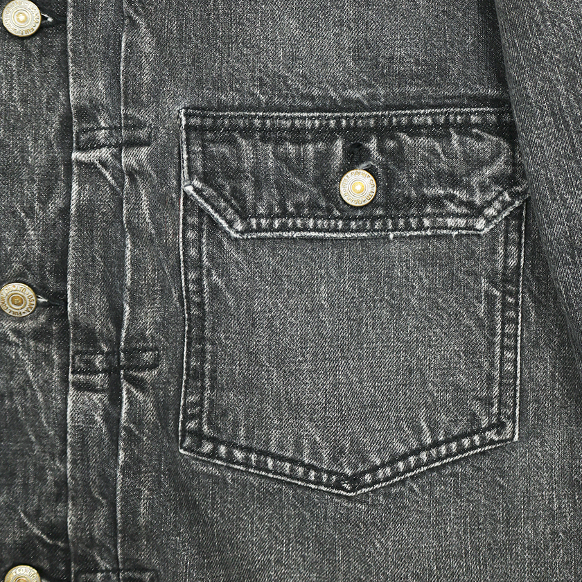 2102BKHW Type 2 Black Denim Jacket Dartford