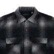 【26AW】4102 Wool Alpaca Shaggy Check Open Collar Shirt