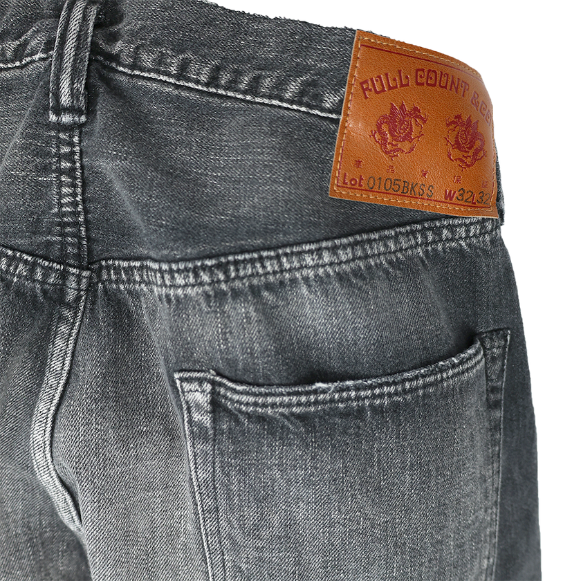 【2025AW】0105BKSSHW Wide Black Selvedge Denim Dartford(Super Smooth)