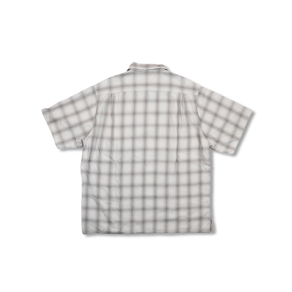 【2026SS】4100-4 Ombre Check Open Collar S/S Shirt