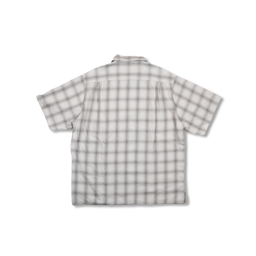 【2026SS】4100-4 Ombre Check Open Collar S/S Shirt