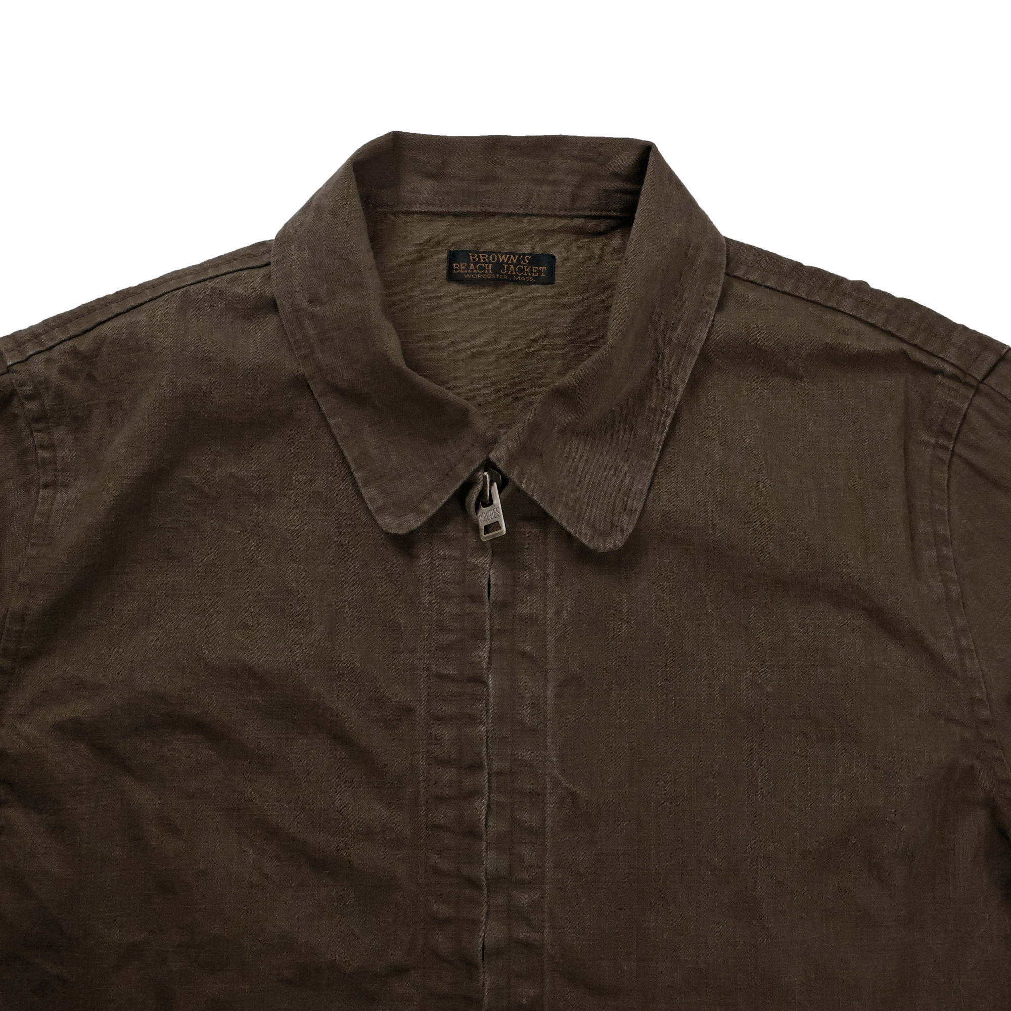 【26AW】BBJ-030CA Brown's Beach Duck Zip Up Sport Jacket