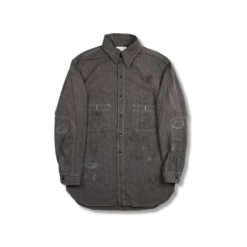 【2026SS】4090CVE Triple Stitch Covert Chambray Shirt VE (Vintage Effect)