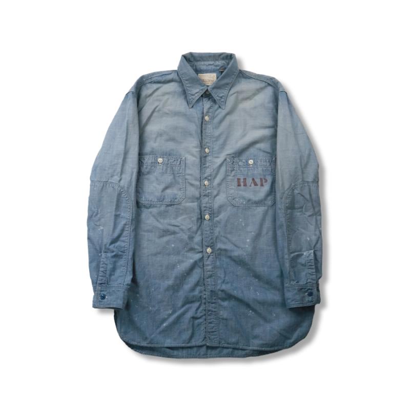 【2025SS】4090HW-1 Triple Stitch Chambray Shirt ”Aging”
