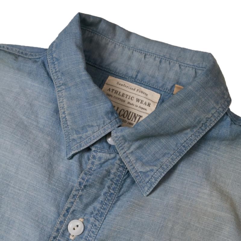 【2025SS】4091HW 20s Short Chambray Shirt ”Aging”