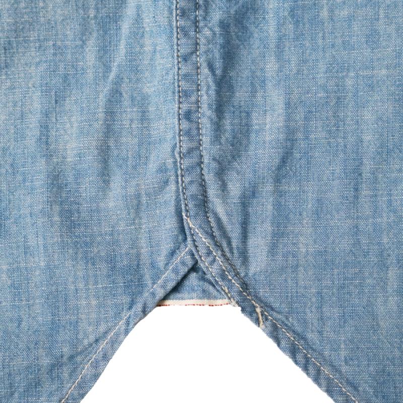 【2025SS】4091HW 20s Short Chambray Shirt ”Aging”