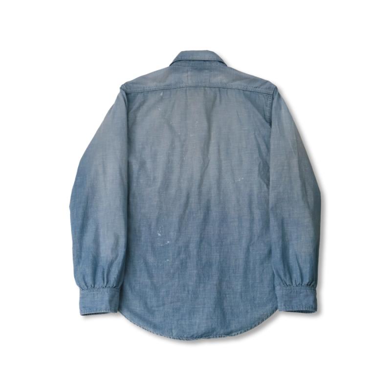 【2025SS】4091HW 20s Short Chambray Shirt ”Aging”