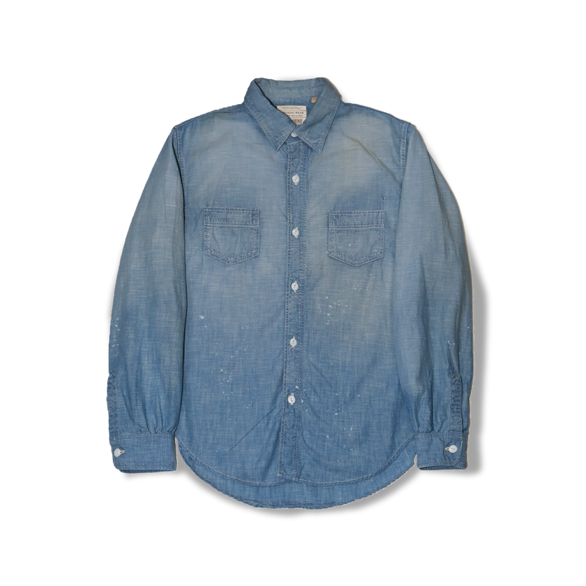 4091HW 20s Short Chambray Shirt ”Aging”　シャンブレーシャツ