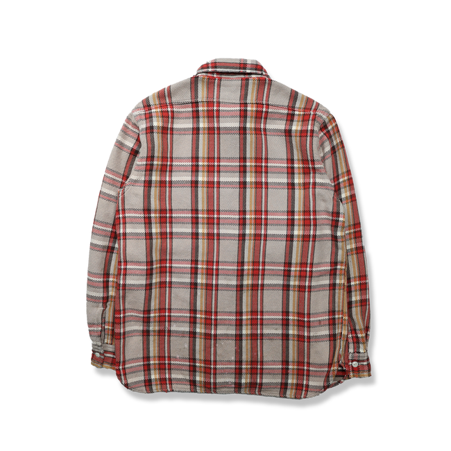 【2025AW】4094HW Original Cotton Check Flannel Work Shirt Fade＆Damage