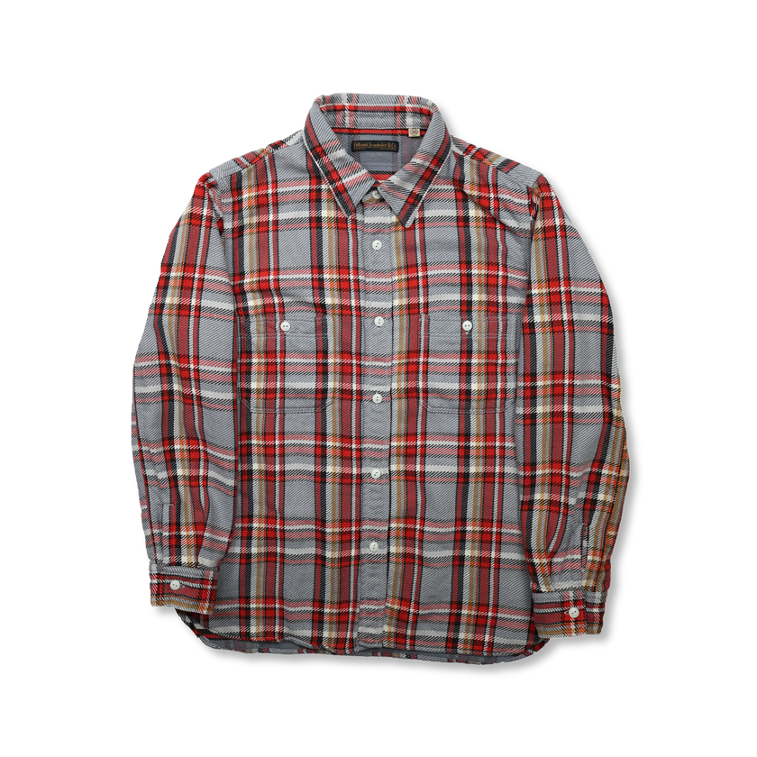 【2025AW】4094 Original Cotton Check Flannel Work Shirt