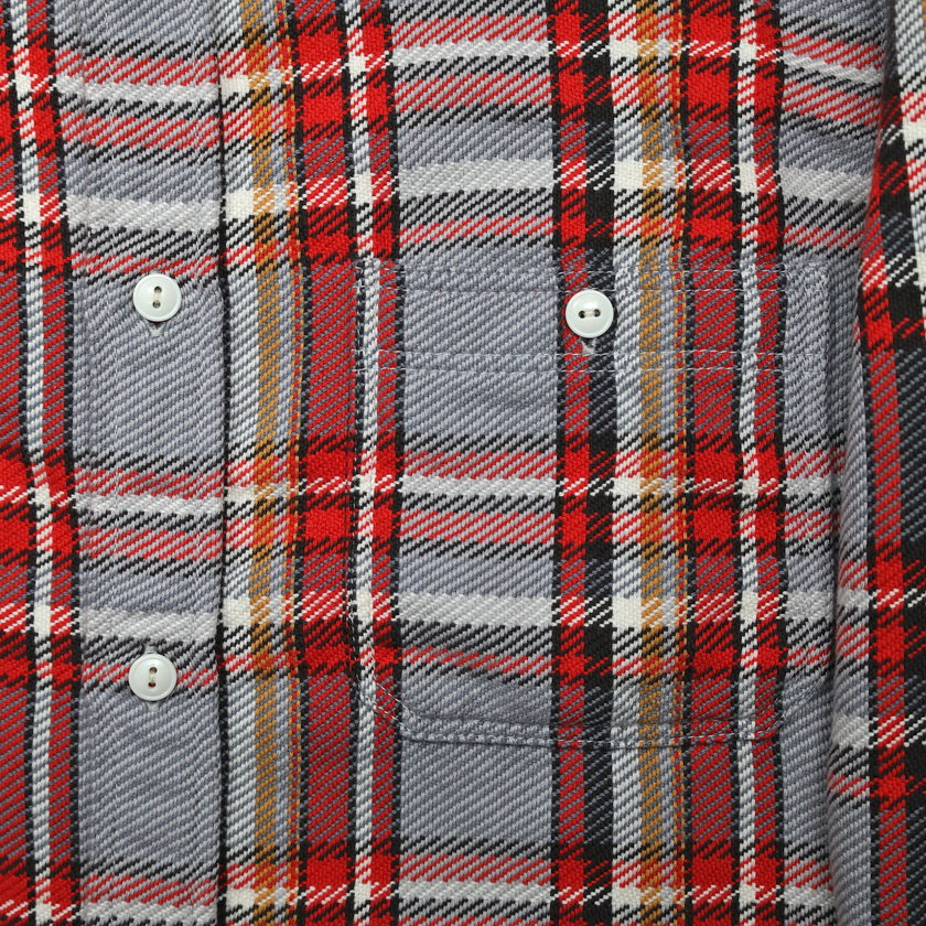 【2025AW】4094 Original Cotton Check Flannel Work Shirt