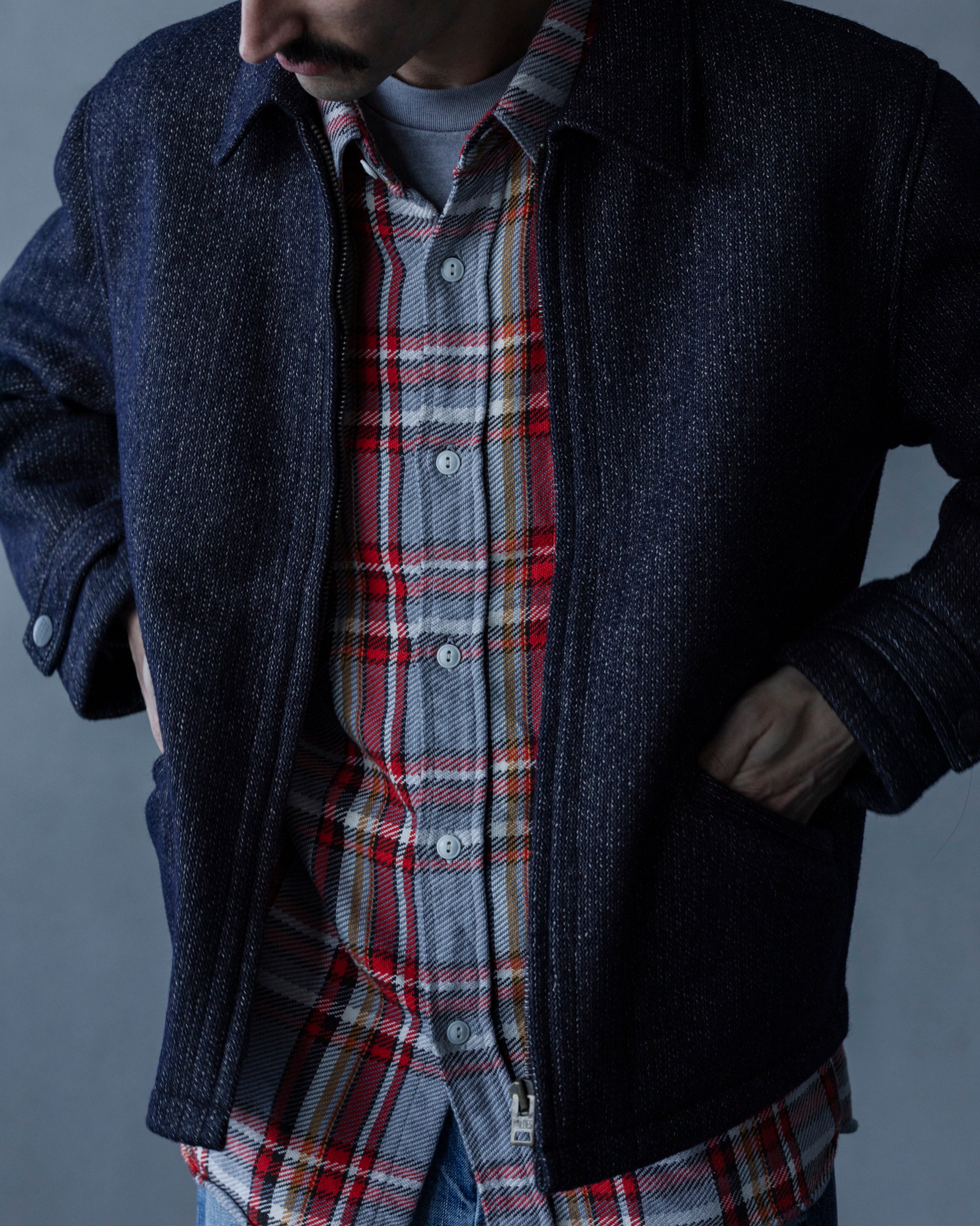 【2025AW】4094 Original Cotton Check Flannel Work Shirt