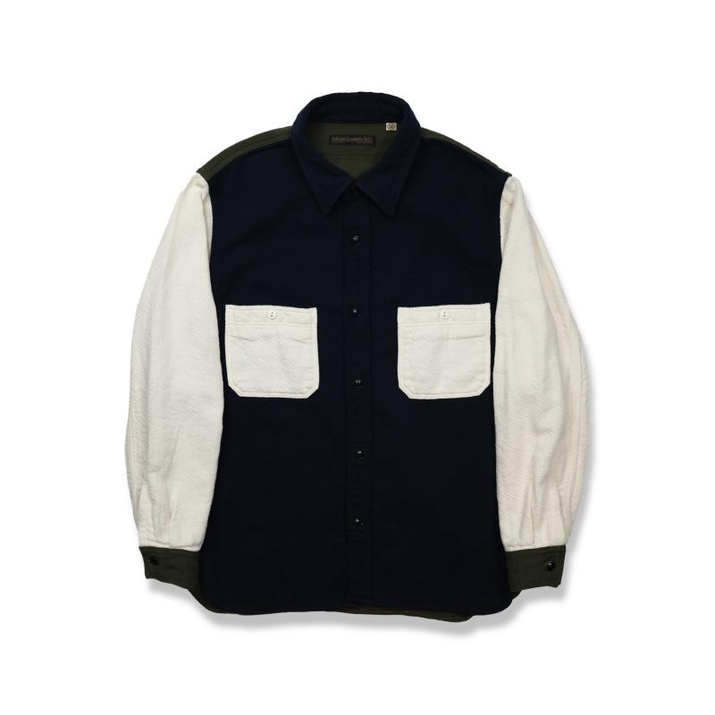 【2025AW】4095 Crazy Pattern Flannel Work Shirt