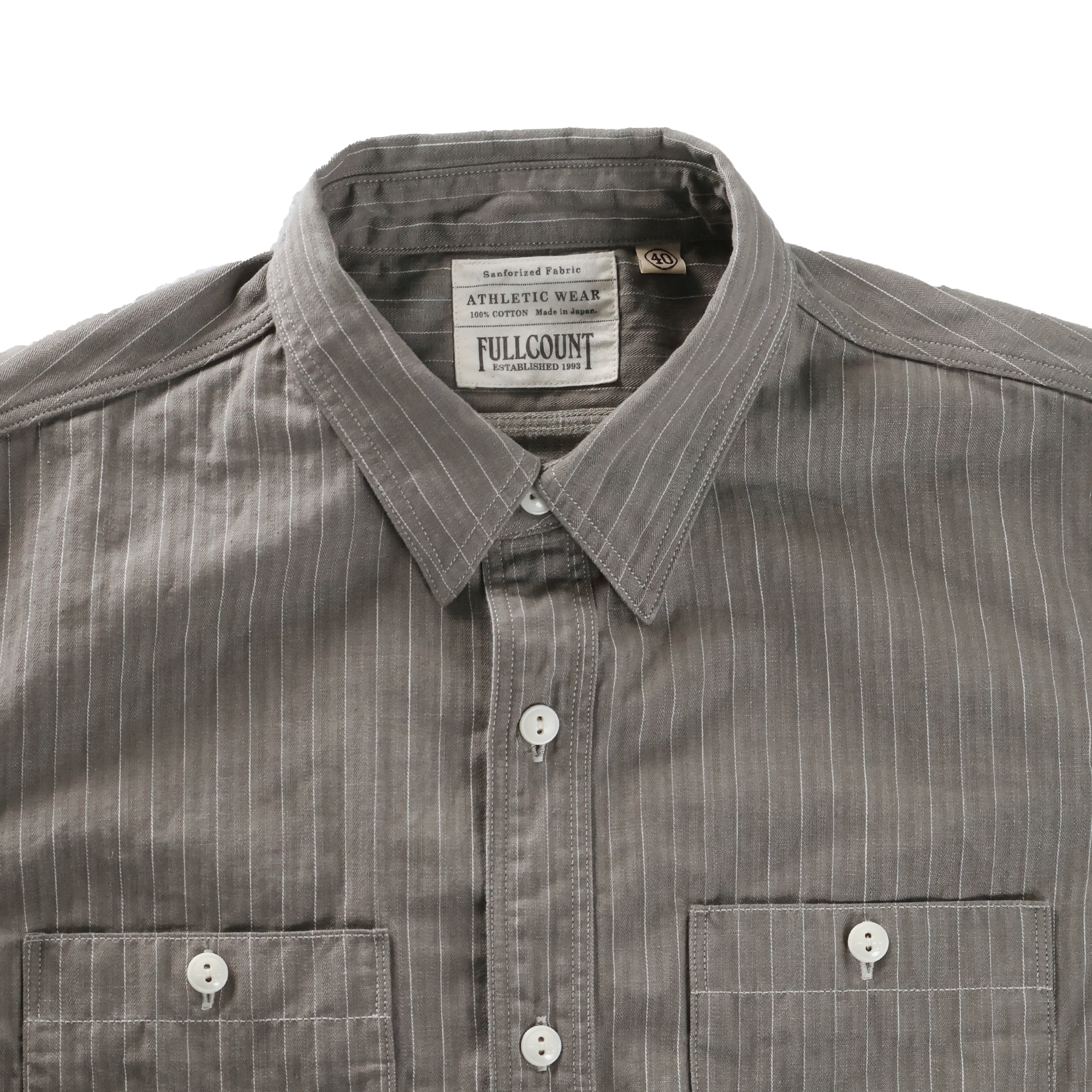 【26AW】4810G Herringbone Pencil Stripe Work Shirt