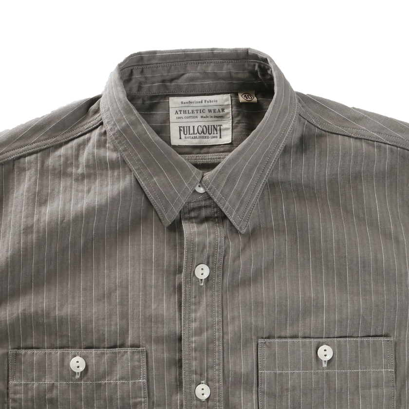 【26AW】4810G Herringbone Pencil Stripe Work Shirt