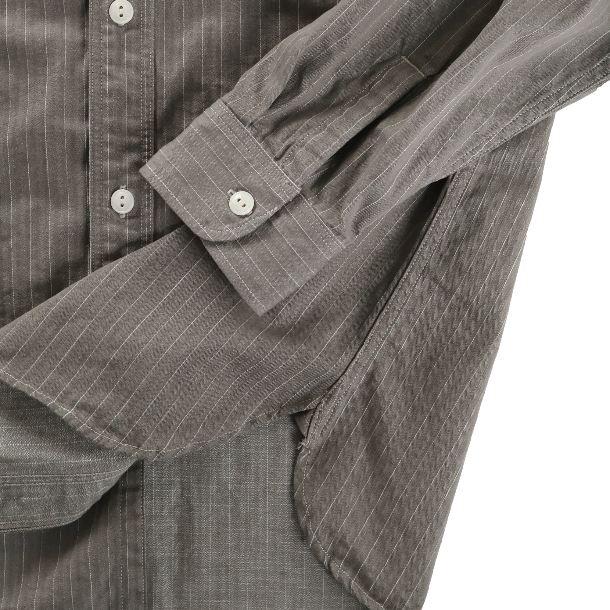 【26AW】4810G Herringbone Pencil Stripe Work Shirt