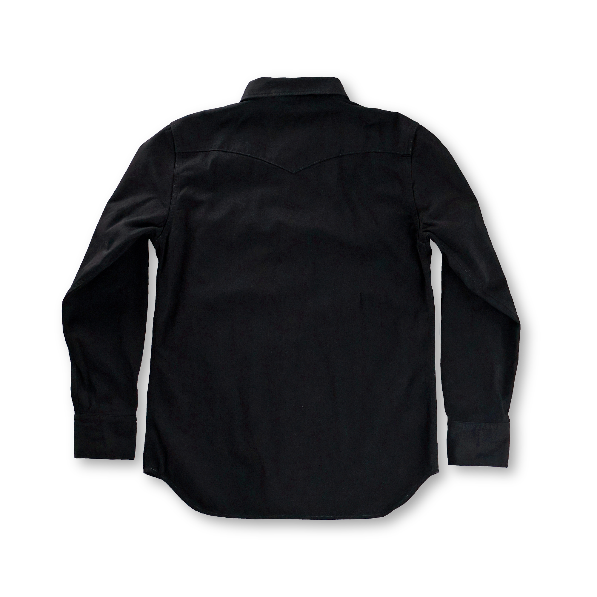 【26AW】4894BKBK-26 Black Black Denim Western Shirt