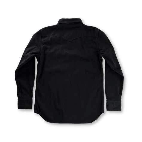 【26AW】4894BKBK-26 Black Black Denim Western Shirt