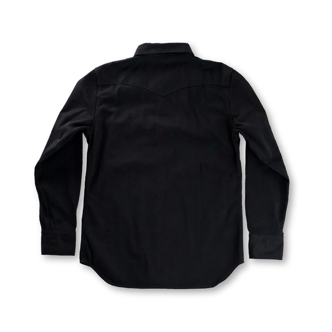 【26AW】4894BKBK-26 Black Black Denim Western Shirt