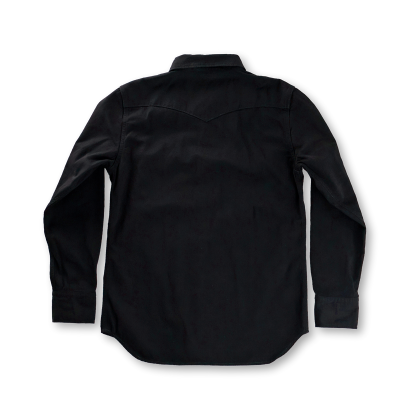 【26AW】4894BKBK-26 Black Black Denim Western Shirt