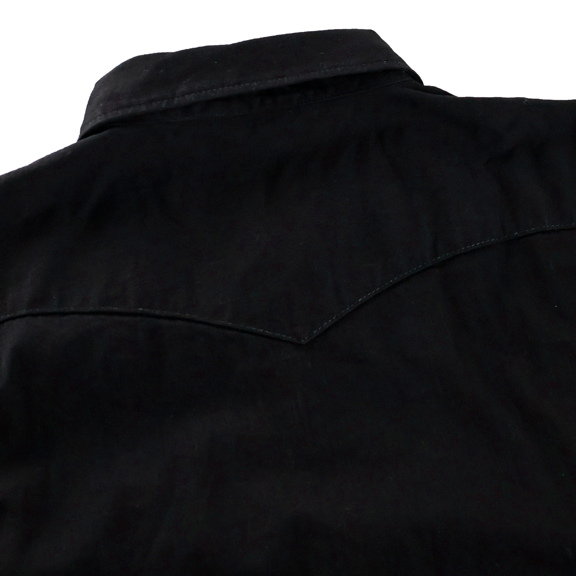 【26AW】4894BKBK-26 Black Black Denim Western Shirt