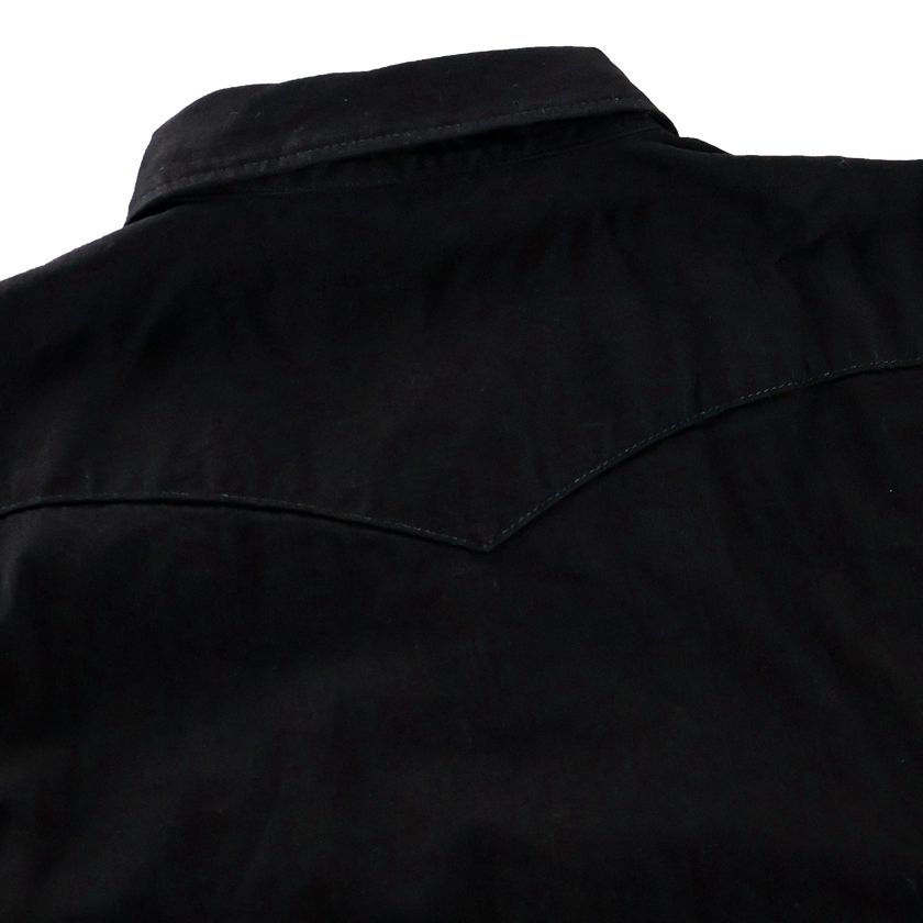 【26AW】4894BKBK-26 Black Black Denim Western Shirt