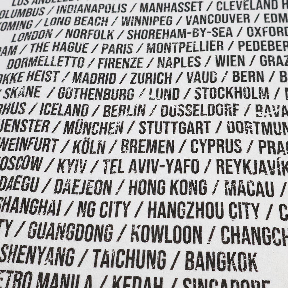 【2026SS】5504-3 Print T “World Tour”