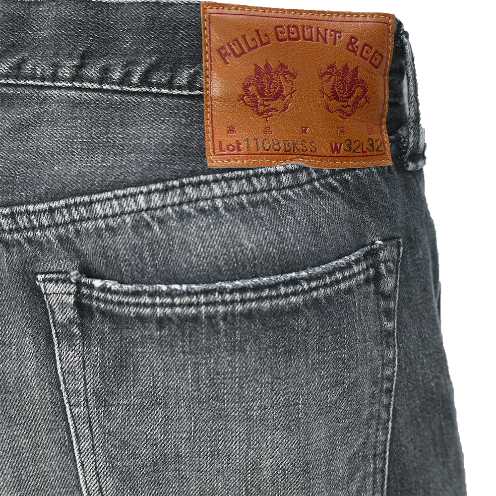 【2025AW】1108BKSSHW Slim Straight Black Selvedge Denim Dartford(Super Smooth)