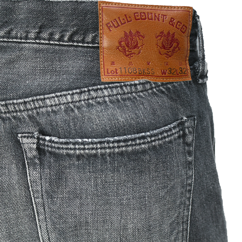 【2025AW】1108BKSSHW Slim Straight Black Selvedge Denim Dartford(Super Smooth)