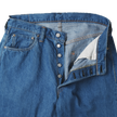 0105HS Wide Denim Stone Washed