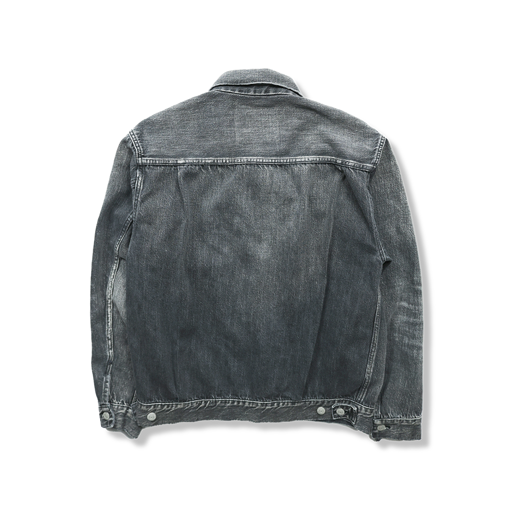 【2025AW】2102BKSSHW Type 2 Black Denim Jacket Dartford (Super Smooth)